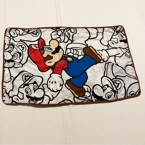 Lot of 2 Super Mario Character Pillowcases - Picture 9 of 16
